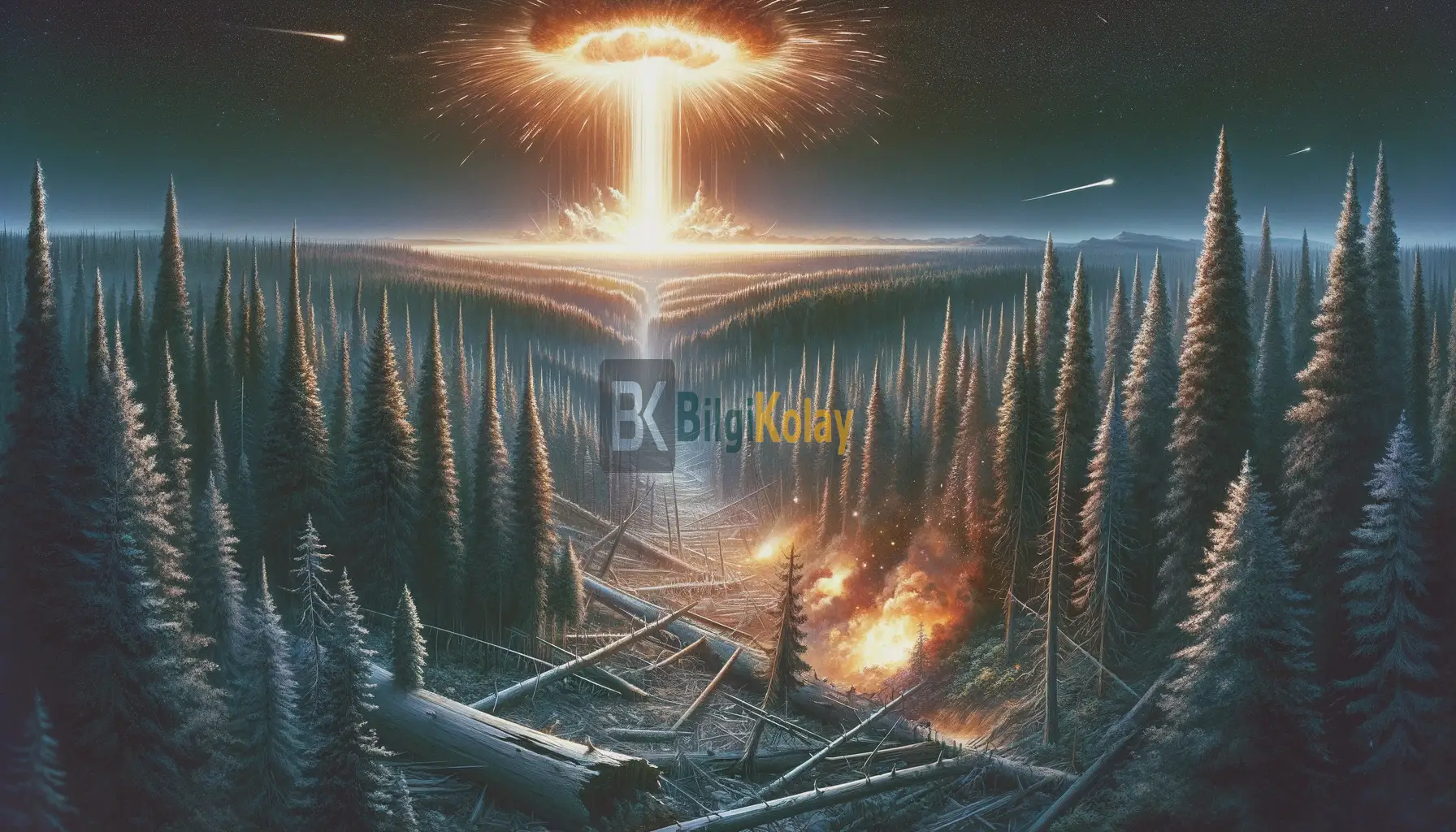 Tunguska Patlaması bilgi kolay