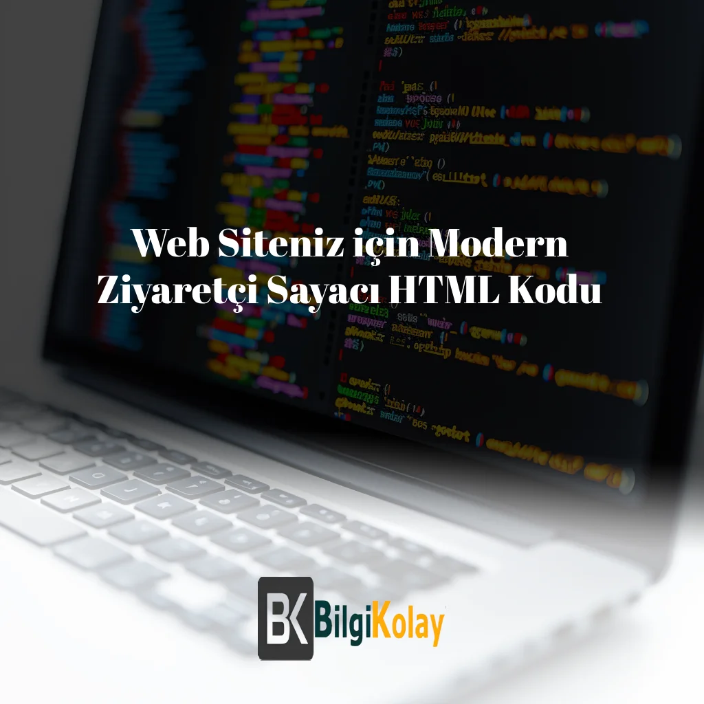 Web Siteniz için Modern Ziyaretçi Sayacı HTML Kodu